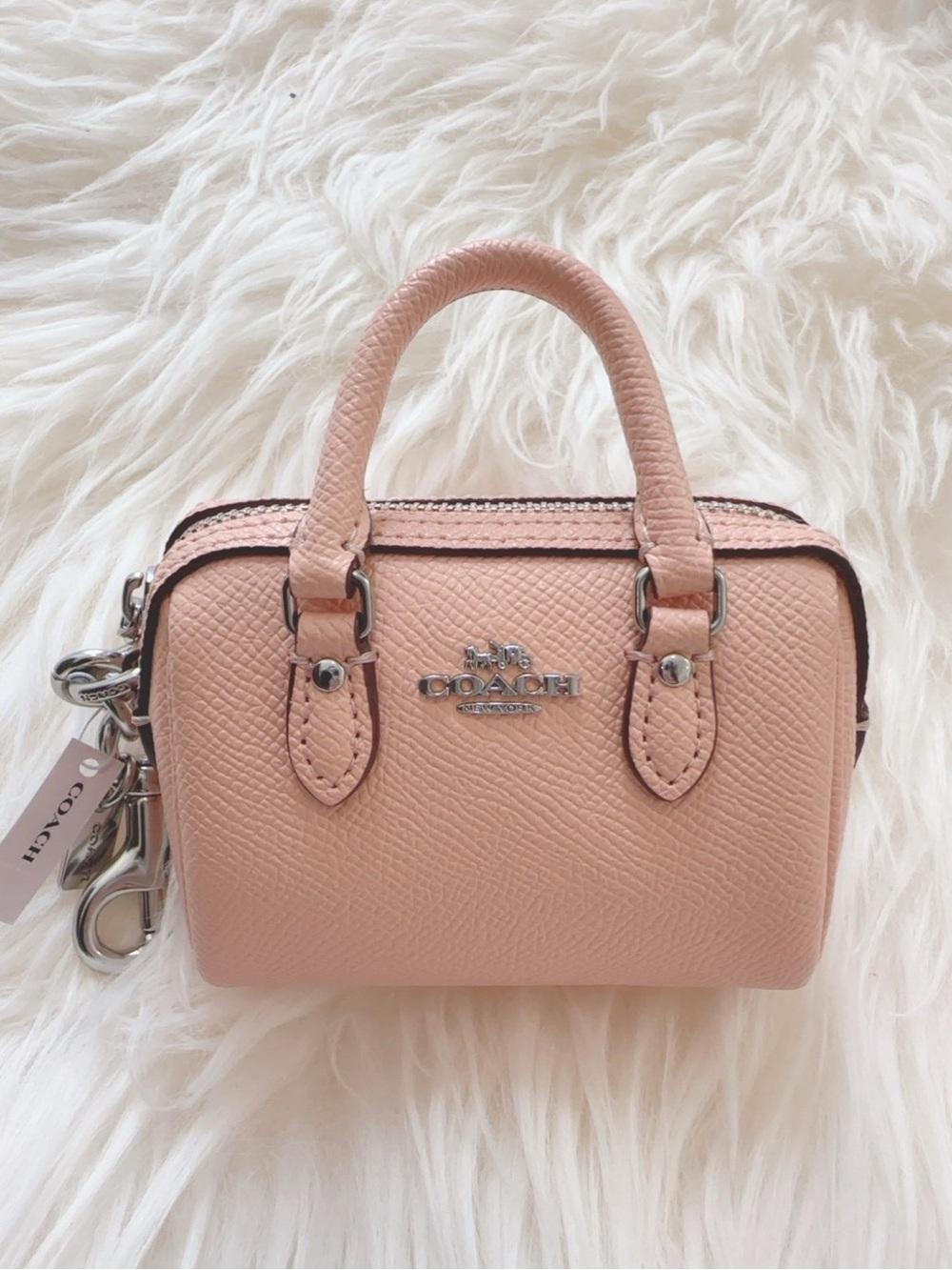 NWT Coach Outlet Mini Rowan Satchel Bag Charm CU279 $138